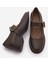 Kadın Tokalı Kalın Topuk Günlük Ayakkabı Loafer Meniz 7