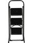 3 Basamaklı Metal Merdiven Hardy Siyah (1.30 Metre) 4