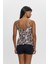 T14004 Şortlu V Yaka Tankini 3