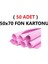 ( 50 Adet ) 50X70 cm Pembe Renkli Fon Kartonu Rulo Canlı Renk Büyük Boy Anaokulu Kreş Okul 1