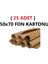 ( 25 Adet ) 50X70 cm Kahverengi Renkli Fon Kartonu Rulo Canlı Renk Büyük Boy Anaokulu Kreş Okul 1
