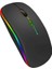 Şarjlı Rgb Işıklı Çift Modlu Kablosuz Mouse, Laptop, Tablet, Telefon, Tv Uyumlu Mouse Süper Sessiz 1