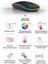 Şarjlı Rgb Işıklı Çift Modlu Kablosuz Mouse, Laptop, Tablet, Telefon, Tv Uyumlu Mouse Süper Sessiz 5