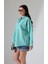 Mor Poplin Kumaş Çift Cepli Oversize Pamuklu Kadın Tunik Gömlek 5