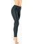 4118 Kadın Siyah Modelli Dalgıç Uzun Tayt - Gym Leggings 1