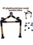 Mrc 32 Kapı Teras Gölgelik Kiti Bracket 30° Demir Bağlantı Pergola Çardak 8 x 8 cm Duvar Montaj Aparatı Seti Çadır Tente Carport Bungalov Bahçe Evi Kulübe 1