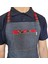 Boydan Askılı Tokalı Önlük Denim Ekose 2