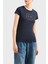 Logolu Pamuk Slim Fit Bisiklet Yaka T Shirt Bayan T Shirt XW000530 AF10359 UB100 1