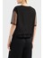 Armani Exchage Pamuk Regular Fit Tül Detaylı Crop T Shirt Bayan T Shirt XW000541 AF10359 UC001 2