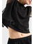 Armani Exchage Pamuk Regular Fit Tül Detaylı Crop T Shirt Bayan T Shirt XW000541 AF10359 UC001 4