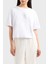 Armani Exchage Pamuk Cropped Fit Bisiklet Yaka Taşlı Logolu T Shirt Bayan T Shirt XW000102 AF10359 U0002 1