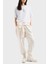 Armani Exchage Pamuk Cropped Fit Bisiklet Yaka Taşlı Logolu T Shirt Bayan T Shirt XW000102 AF10359 U0002 3