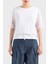 Armani Exchage Pamuk Regular Fit Tül Detaylı Crop T Shirt Bayan T Shirt XW000541 AF10359 U0002 1