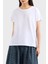 Logolu Taşlı Pamuk Relaxed Fit Bisiklet Yaka T Shirt Bayan T Shirt XW000830 AF10356 U0002 1