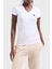 Armani Exchage Pamuk Slim Fit V Yaka Logolu T Shirt Bayan T Shirt XW000105 AF11929 U0002 1