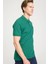 Regular Fit Polo Yaka Yeşil Erkek T-Shirt W7D5K4XX2T300 2