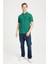 Regular Fit Polo Yaka Yeşil Erkek T-Shirt W7D5K4XX2T300 3