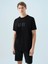 Siyah Erkek T-Shirt LF2038461 3
