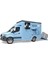 Mercedes Benz Sprinter At Nakil Aracı ve Siyah At BR02674 2