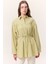 Büzgü Bağlama Detaylı Tunik Sarı 5