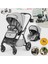 Hera Travel Sistem Bebek Arabası Silver Gri 1