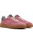 Kadın Pembe Bağcıklı Süet Deri Sneaker 25SFD370910 3