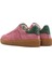 Kadın Pembe Bağcıklı Süet Deri Sneaker 25SFD370910 5