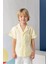 Erkek Çocuk Keten Gömlek - Sarı 3