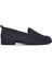 Kadın Lacivert Süet Deri Loafer 25SFD510410 1