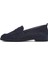 Kadın Lacivert Süet Deri Loafer 25SFD510410 2