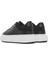 Erkek Siyah Bağcıklı Kalın Tabanlı Deri Sneaker 25SFD641618 5