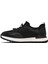 Erkek Siyah Bağcıklı Deri Sneaker 25SFD641114 2