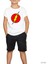 Flash Logo Beyaz Çocuk Tişört 1