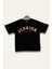 Erkek Çocuk Florida Baskılı T-Shirt - Siyah 1