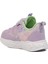 Lila Beyaz Cırtlı Işıklı Hafif Kız Çocuk Spor Ayakkabı Ruffon B 4