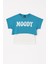 Kız Çocuk Yazlık Takım 2’li | Moody Baskılı Crop, Atlet + Yırtmaçlı Bol Paça Pantolon | 8-13 Yaş 2