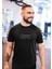 Ufc Bisiklet Yaka Yüksek Kalite Baskılı Siyah T-Shirt 1