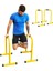Ikili Uzun Paralel Bar Dips Bar Tall Parallettes HC1616D 4