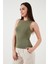 Slim Fit Halter Yaka Fitilli Atlet Bayan Atlet 25Y0479K1 2