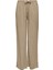 Onlsolvi Regular Fit Normal Bel Geniş Paça Keten Karışımlı Pantolon Bayan Pantolon 15338692 3