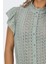 Onlgabina Ajurlu % 100 Pamuk Regular Fit Dik Yaka Bluz Bayan Bluz 15335251 5