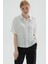 Regular Fit Cep Detaylı Kısa Kollu Crop Gömlek Bayan Gömlek 25Y0515K1 1