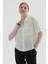 Regular Fit Cep Detaylı Kısa Kollu Crop Gömlek Bayan Gömlek 25Y0515K1 2
