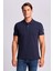 Ruck & Maul Logolu Streç Pamuklu Regular Fit Düğmeli Polo Yaka T Shirt Erkek Polo Yaka T Shirt RMM011300002 23309 1