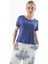 Comfort Fit Bisiklet Yaka Bluz Bayan Bluz 25Y0519K1 1