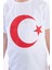 Erkek Çocuk Türk Bayraklı Beyaz Tshirt Penye 4