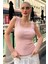 Pembe Fitilli Görünümlü Askılı Basic Atlet MG2057 3
