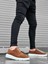 ET0003 Bağcıklı Süet Klasik Taba Beyaz Yüksek Taban Casual Erkek Ayakkabı 2