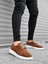 ET0003 Bağcıklı Süet Klasik Taba Beyaz Yüksek Taban Casual Erkek Ayakkabı 3