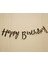 Siyah Renkli Happy Birthday El Yazısı Banner 2